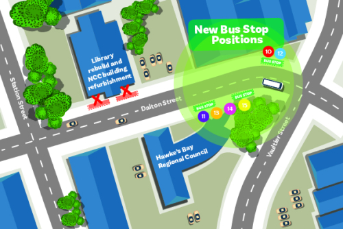 Dalton Street bus stops to move 