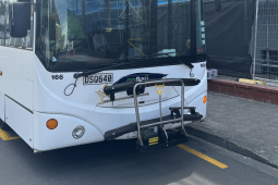 Bus bike rack