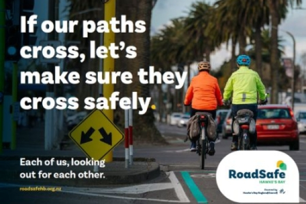 If our paths cross, let’s make sure they cross safely 