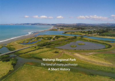 Waitangi regional park the land of many pathways book cover