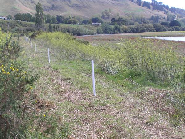 Flood fencing length